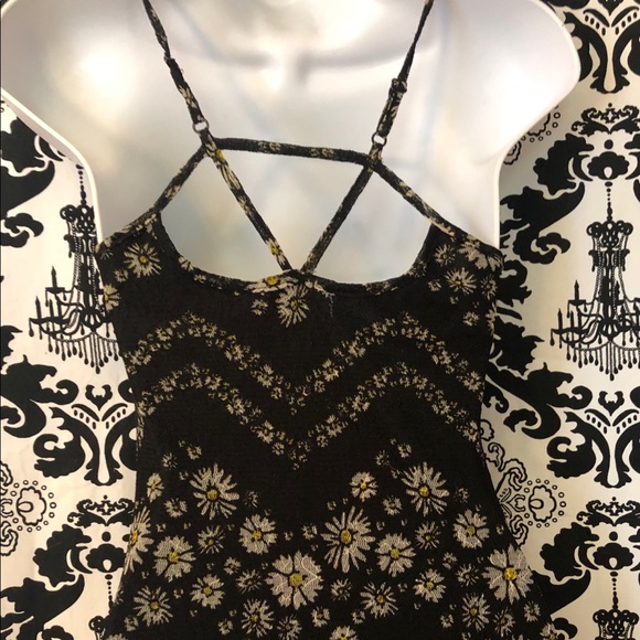 Beautiful Black and Tan Maxi Style Dress - Picture 5 of 8